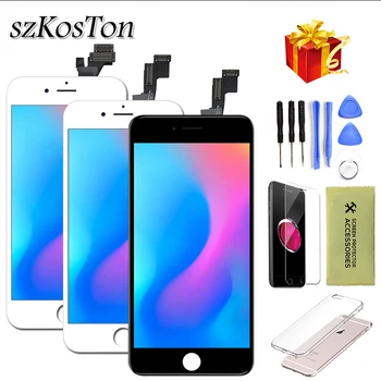

AAA For iPhone 5 5s 5c 6 6 Plus Display LCD Touch Screen Digitizer Assembly Replacement For iPhone 6 Screen+tempered glass+Tools
