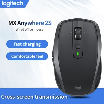 

Logitech MX ANYWHERE 2S Wireless Mouse Bluetooth Excellent Dual-ModeCross-Computer Control MX Anywhere2S Black/White/Blue