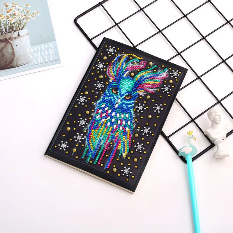 Opening Season Diamond Painting Notebooks Special Shaped New Arrivals Diary Book Diamond Embroidery Sale A5 Mosaic Painting Gift - Цвет: Зеленый