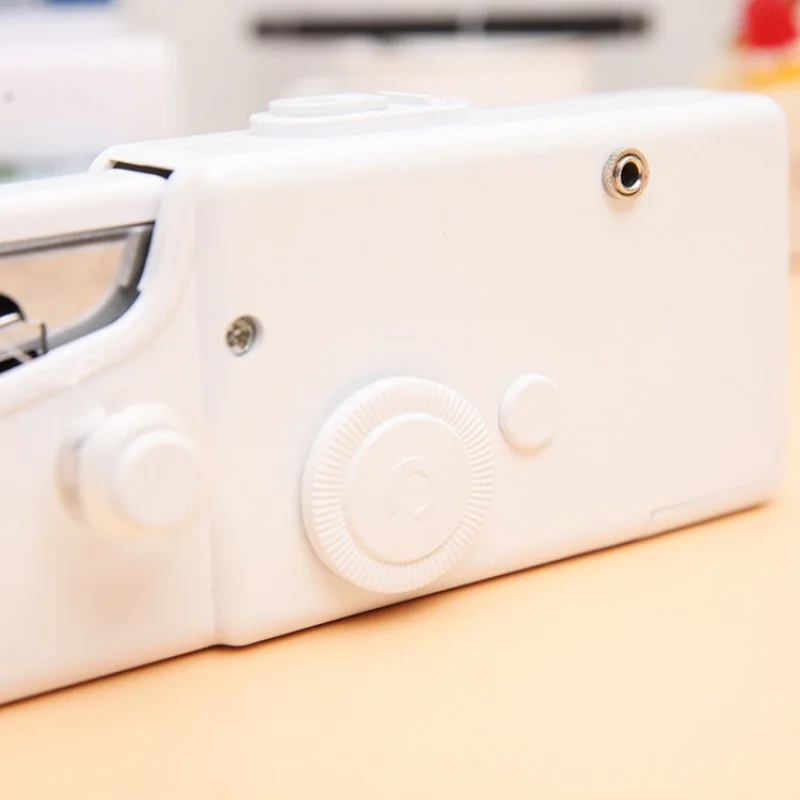 Home Travel Mini Portable Hand Held Single Stitch Fabric Sewing Machine Cordless Hand Held Sewing Machine