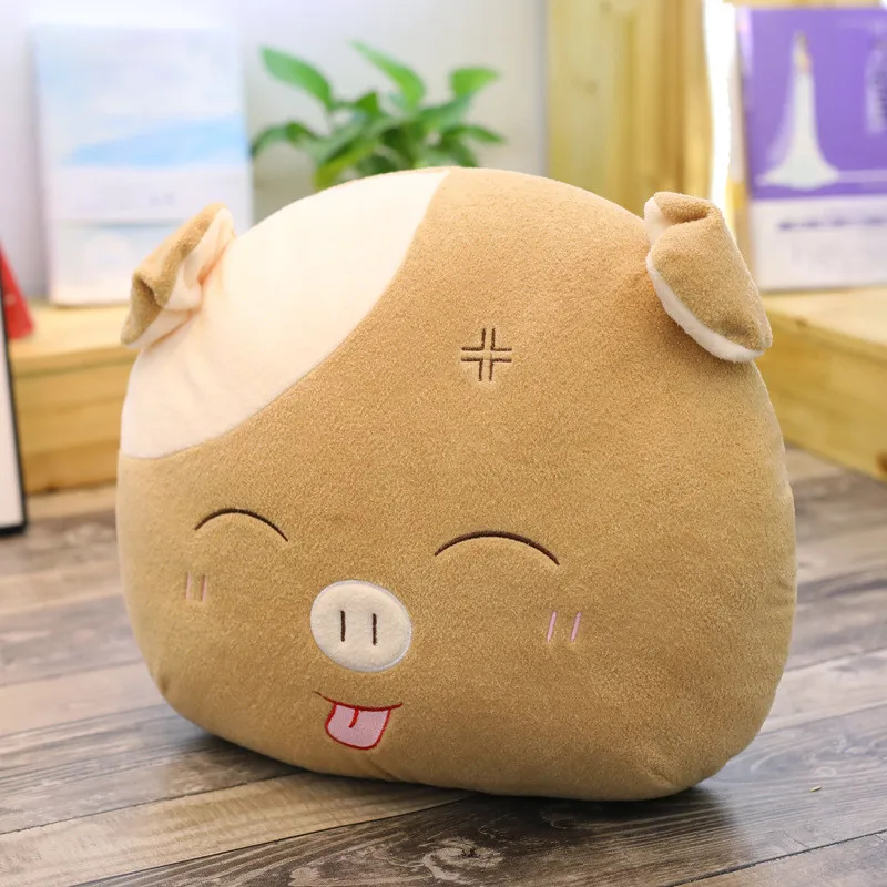 pig Плюшевая подушка с животными милый и мягкий диван Декор Kawaii животные мультфильм Подушка прекрасный подарок для детей дети хорошее качество - Цвет: pig
