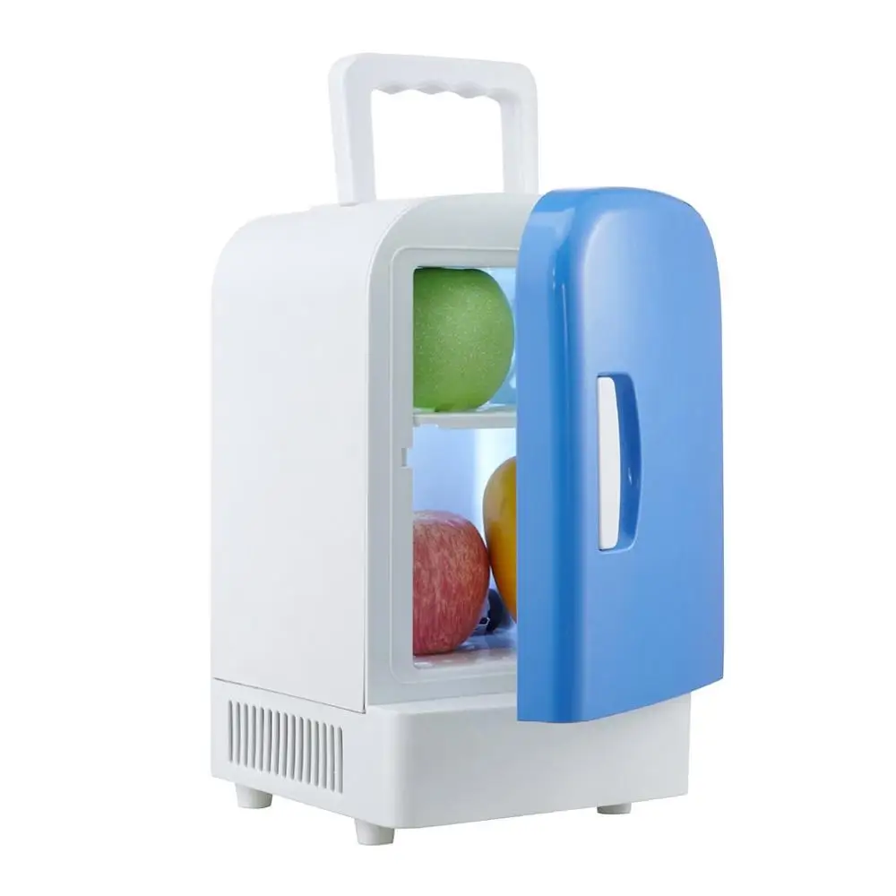 

4L Home Car Use Refrigerators Mini Refrigerators Freezer Cooling Heating Box Cosmetic Fridge Makeup Refrigerators
