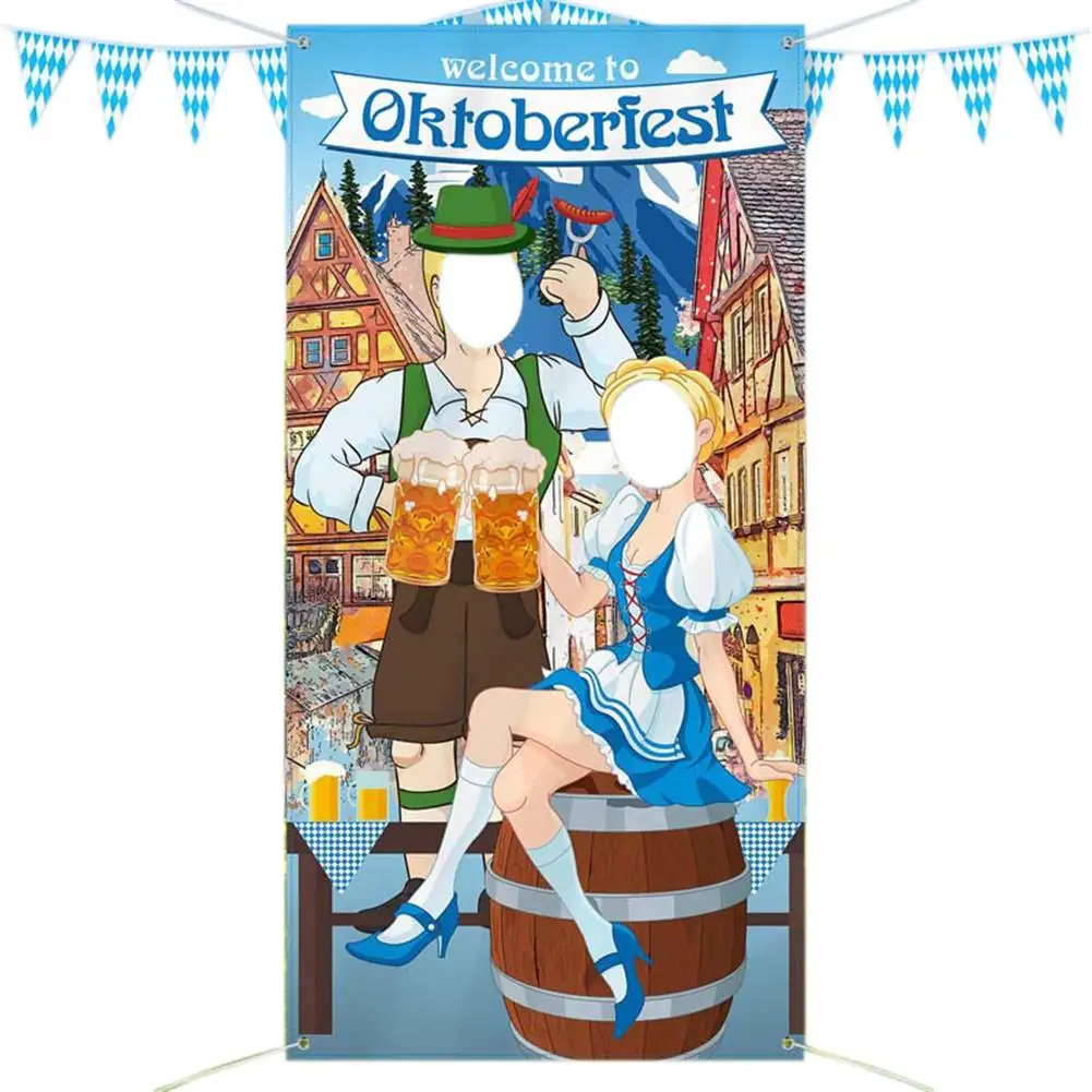 

Photo Prop Huge Fabric Photo Stand Background for Oktoberfest Parties Festivals Games