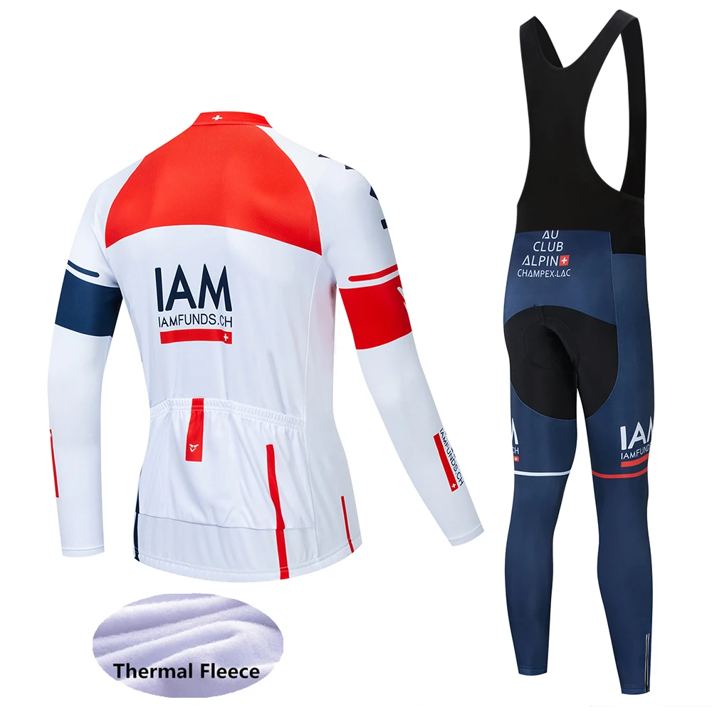 High Quality new IAM Long Sleeve Team Warm winter Cycling Jerseys new Long sleeve Suit Cycling Clothing/Ropa Ciclismo