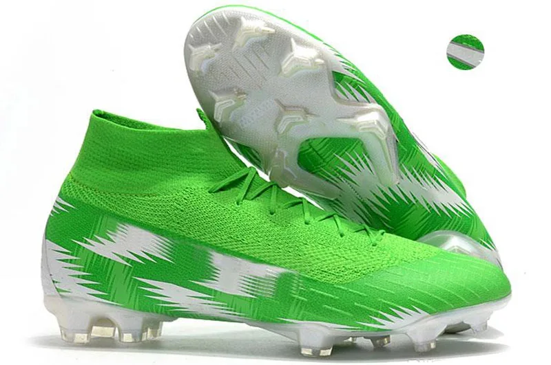 15 Супертонкие VI 360 Elite FG KJ 6 XII 12 CR7 Ronaldo Neymar, высокие футбольные бутсы для мужчин и женщин и мальчиков, футбольные бутсы, американские размеры - Цвет: 15