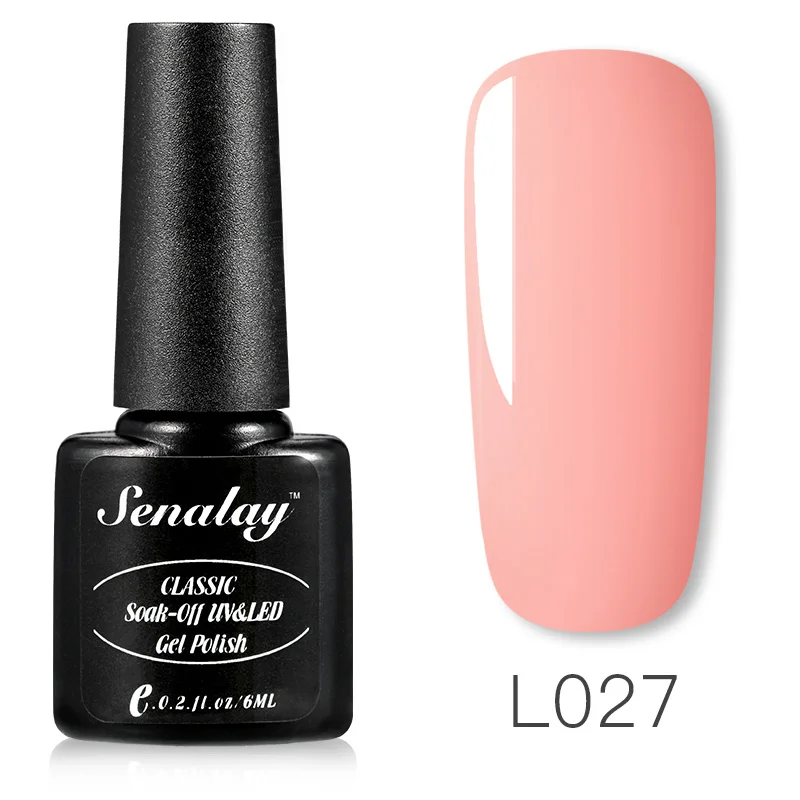 RE12-L027 SENALAY Гель-лак набор все для маникюра Полупостоянный Vernis верхнее покрытие УФ светодиодный гель лак удаляющийся замачиванием Гель-лак для ногтей - Цвет: RE12-L027