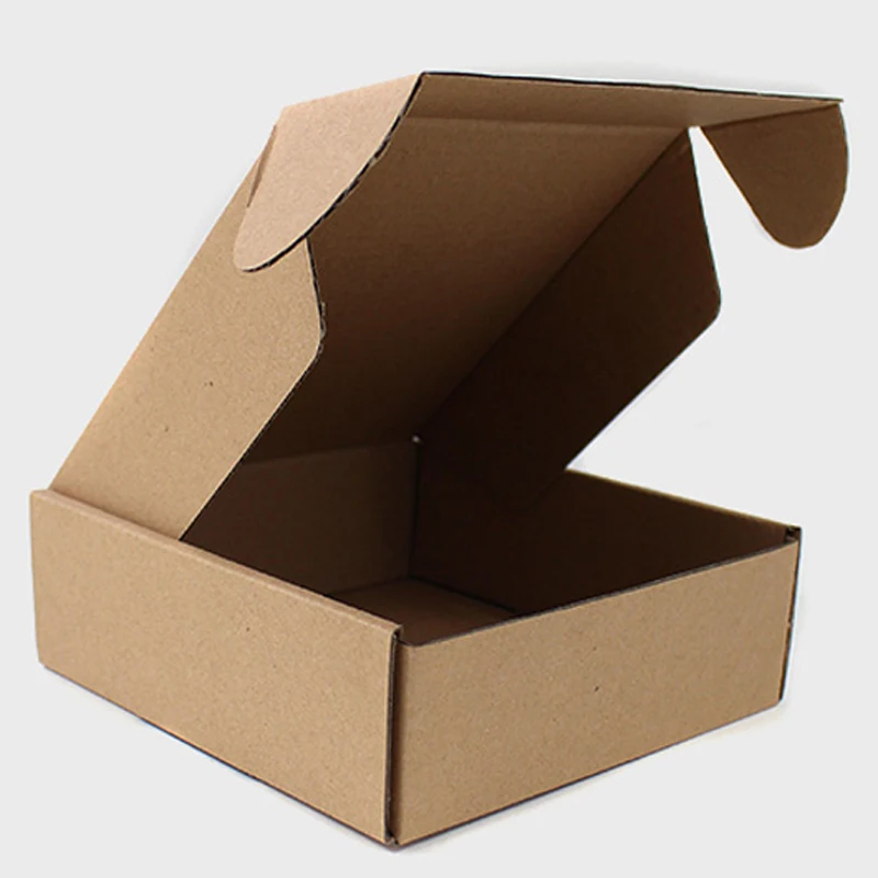 10 штук Размер 5,91x5,91x1,97 дюймов 150x150x50 мм бумажная упаковка гофрированная бумага упаковка твердая бумага подарочная коробка сложенные плоские коробки