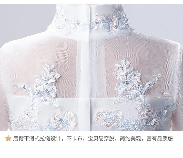 Little Flower Girl Formal Dress Girls Princess Skirt Puffy Yarn CHILDREN'S Wedding Dress Host Catwalks Nobility Piano Costume