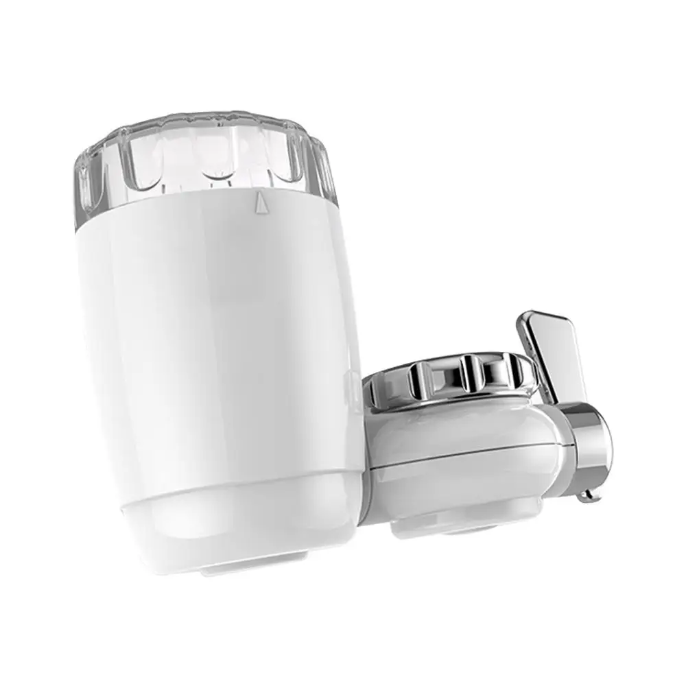 Washable Faucet Filter Tap Adapter White Environmental Bath Water Filter Swivel Head Household Ceramic Percolator