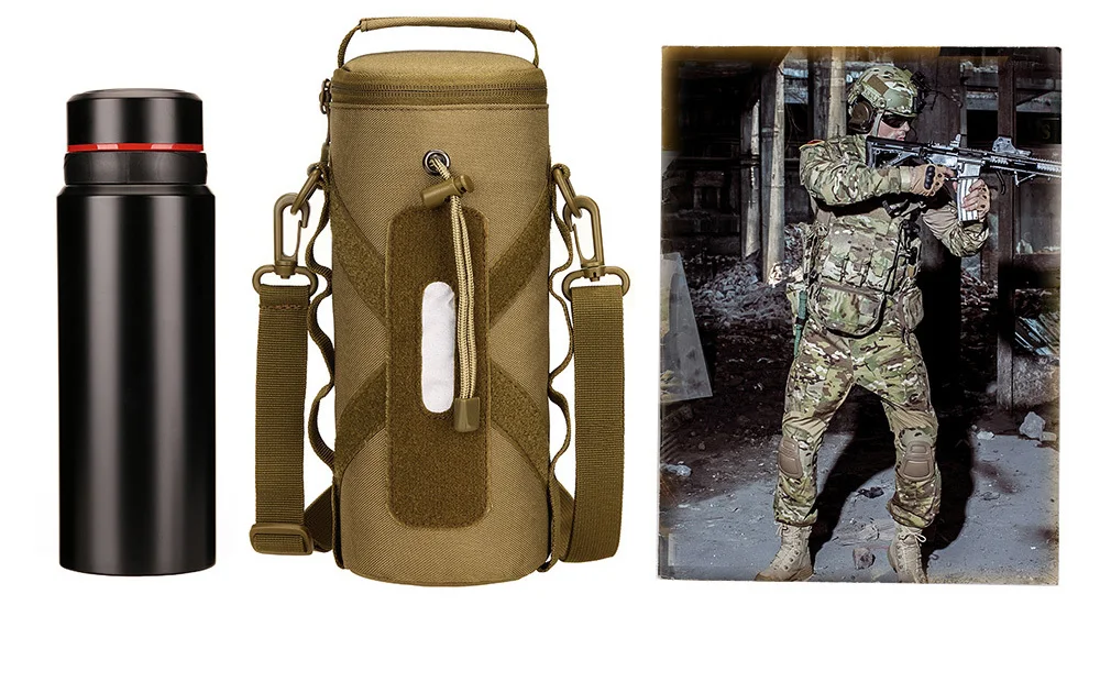 SINAIRSOFT, новинка 1000 мл, тактическая сумка для бутылки воды, нейлон, военный чехол для фляги, кобура для путешествий, сумка для чайника