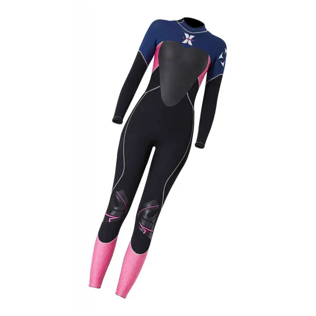 

3.5mm Neoprene Wetsuit Women Full Body Scuba Diving Snorkeling Swimming Suit Long Sleeve Swimwear for Beach Water Sports
