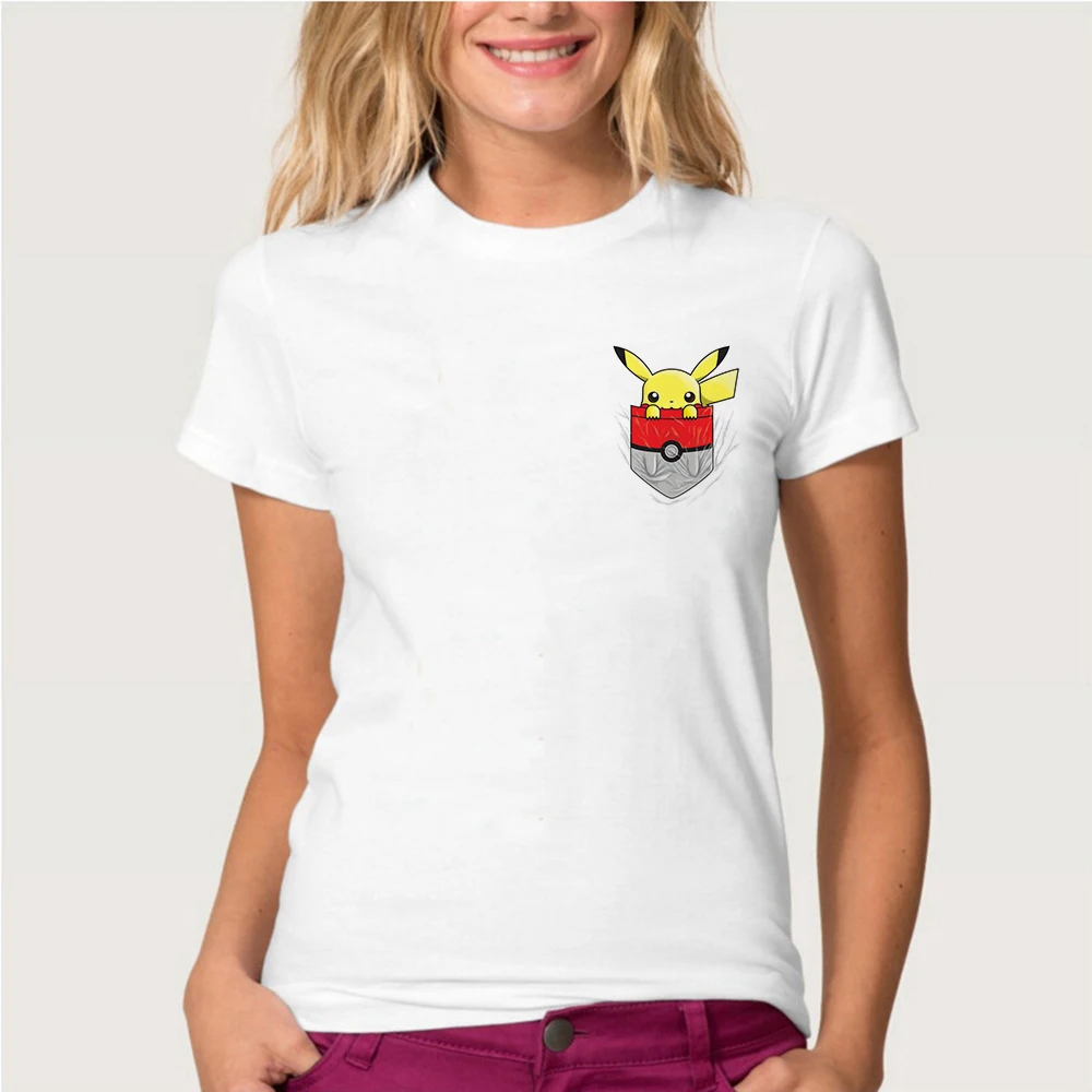 Pocket Покемон Бульбазавр Harajuku Эстетическая футболка женская с коротким рукавом винтажная Camiseta Mujer топы модная повседневная футболка