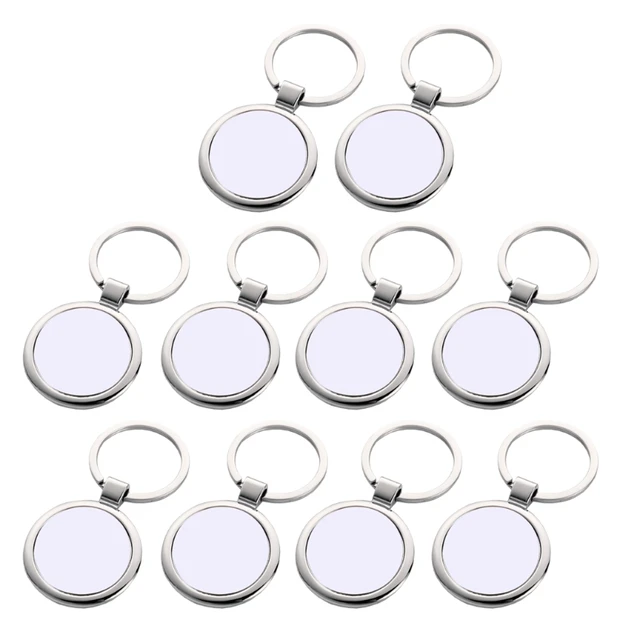 10x Sublimation Keychain Blanks