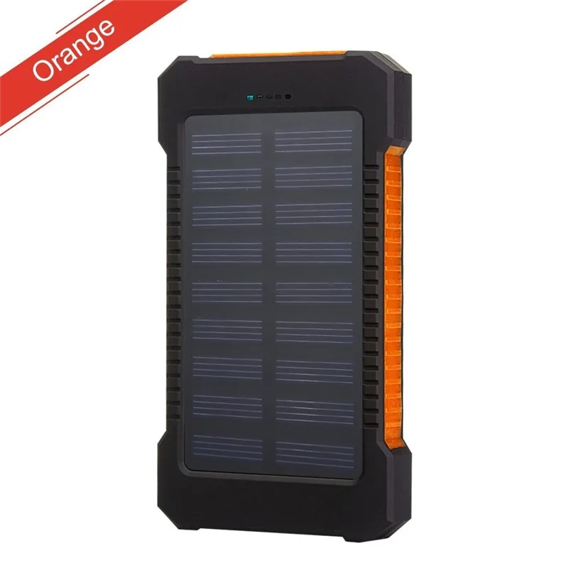 Xiaomi Solor power Bank 30000 мАч Внешний аккумулятор для мобильного телефона портативное быстрое зарядное устройство цифровой дисплей для всех смартфонов - Цвет: Orange 20000mAh