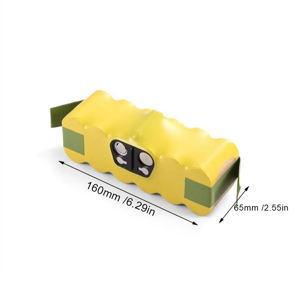 Eleoption High Capacity 3500mAh/2500mAh 14.4V Battery Power Tool Battery For Irobot Roomba Vacuum Cleaner 500