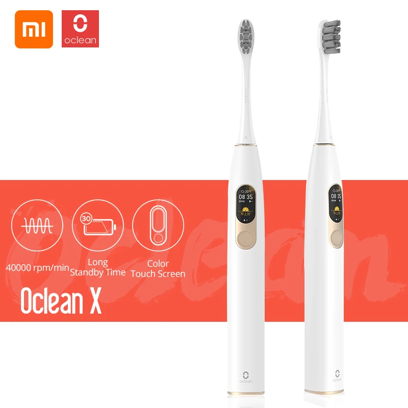 

Global Version Oclean X Xiaomi Sonic Electric Toothbrush Rechargeable Waterproof Ultrasonic Adult Whitening Healthy Tooth Brush