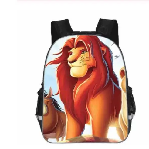 Simba Король Лев школьный рюкзак для детей, мальчиков и девочек мультфильм Король Лев школьные сумки для девочек дошкольников детский сад сумка - Цвет: as pictures