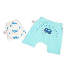 Mian bao/новые стильные штаны-шаровары на весну и лето милые детские удобные короткие штаны для мальчиков и женщин 1004a