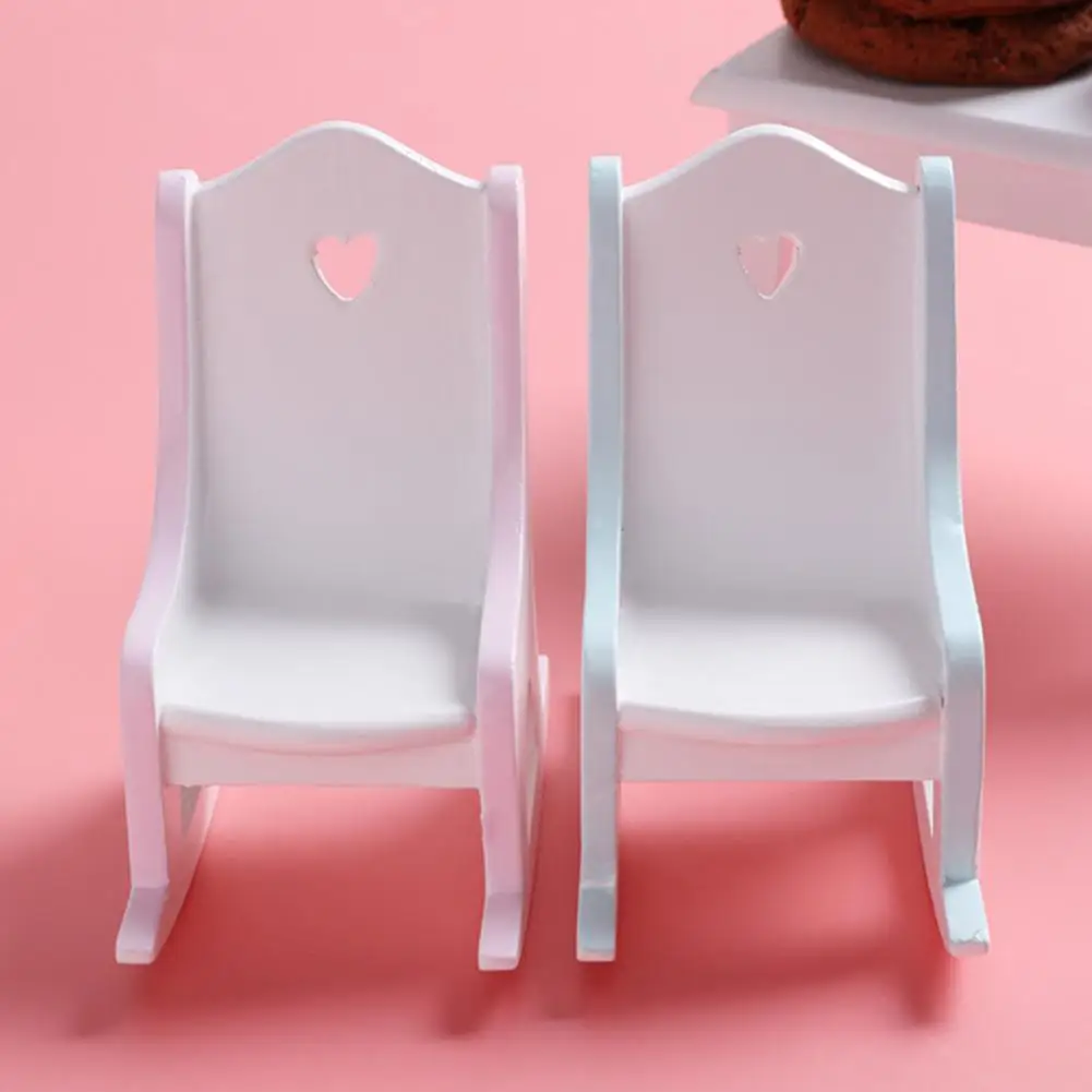 Mini Children Room Rocking Chair Model Toy for 1/12 Doll House Decor Accessories | Игрушки и хобби