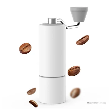 

High Quality Aluminum Manual Coffee Grinder Stainless Steel Burr Grinder Mini Coffee Milling Coffee Bean Grind Kitchen Tools
