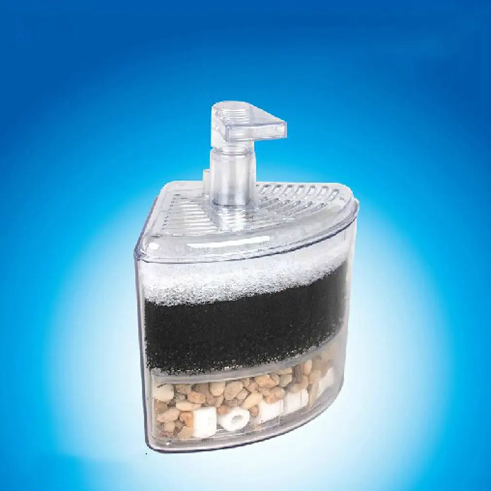 Аквариумный фильтр для аквариума Миниатюрные для аквариума Пневматический фильтр профессиональная мода чистый резервуар для воды вода для очищения