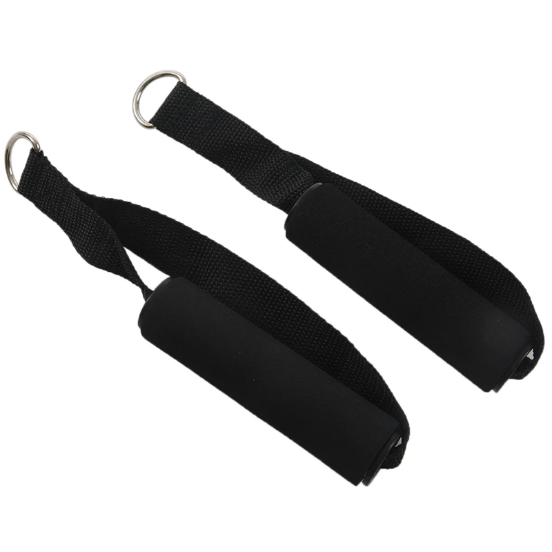 2 X Single Handle Triceps Training Rope Black
