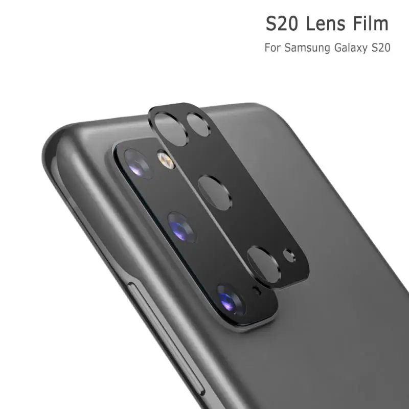 Hot Sale 4 Colors Anti-fall Anti-cracking Mobile Phone Lens Metal Protection Phones Ring Camera Film Suitable For Samsung S20