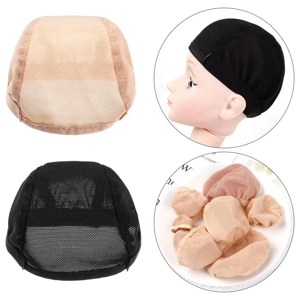 1pc Doll DIY Accessories Fixed Hair Hairnet Net Non-slip Hat Cap Head Headgear for 1/3 1/4 1/6 BJD Doll Wig Toy Bjd Accessories