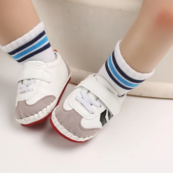 

Infant Boys Girls Shoes, Non Slip Rubber Sole Walking Sneakers, Toddler First Walkers Tennis Crib Shoes