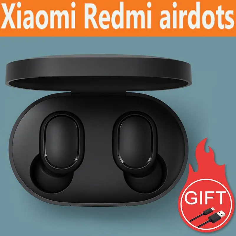 Беспроводные наушники Xiaomi Redmi Airdots 2 оригинальные TWS Bluetooth 5 0 Hi Fi басовые
