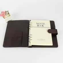 Креативная пряжка для ремня офисная деловая листовка блокнот ноутбук Магнитная кнопка ноутбук искусственная кожа настраиваемый печатный логотип