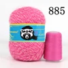 Drop Shipping норковая пряжа 50+20g Long Plush Down Mink Cashmere Yarn Fine Quality Knitting Yarn Thread For Woman Cardigan 4