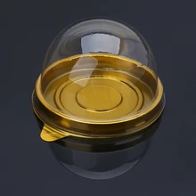 50 г круглая луна противни для пирожных лунного торта упаковочная коробка контейнер держатель 50 шт