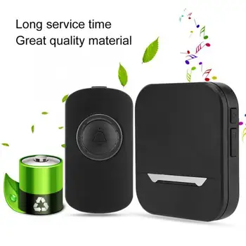 

300m Wireless Waterproof Smart Doorbell Long Distance Control Home Doorbell Security Accessory Battery power Smart Home