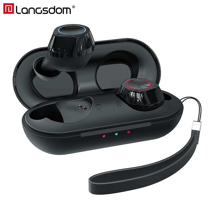  Langsdom TWS Bluetooth наушники для телефона спортивные настоящие беспроводные наушники стерео гарнитура с микрофоном ecouteur sans fil 