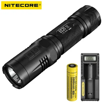 

Nitecore EC21 Cree XP-G2+Red LED 460lm Flashlight + nitecore 3500mah battery +nitecore UM10 charger