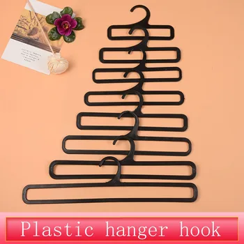 

10pcs Clothes Storage Clothes hanger organizer Space Saving Hanger multi-function folding magic hanger drying Rack Scarf Holder