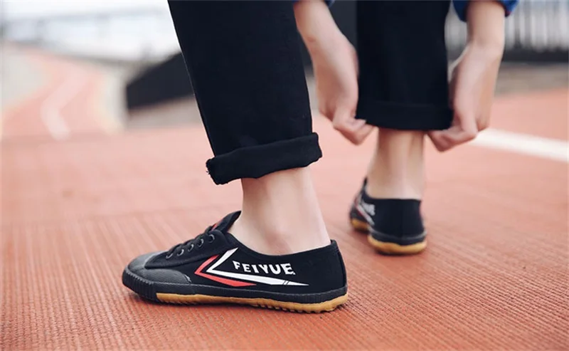 Feiyue кунг-фу Классическая обувь Тай Чи тхэквондо ушу боевые искусства каратэ дети Мужская обувь мягкие удобные дышащие кроссовки