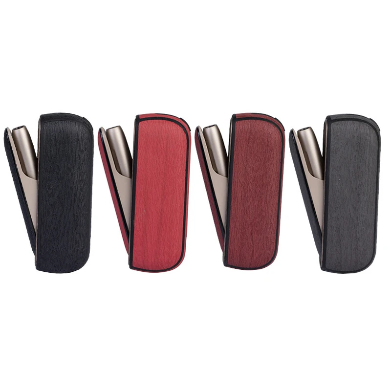 4 Colors Wood Full Cover + Side Case for Iqos 3.0 Leather Pouch Holder Accessories 3 Bag | Электроника