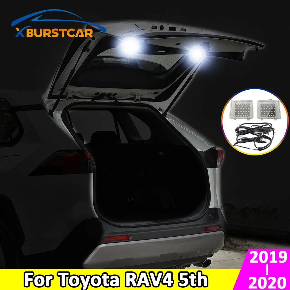 Xburstcar для Toyota RAV4 RAV 4 5th 2019 2020 светодиодный автомобильный задсветильник багажника
