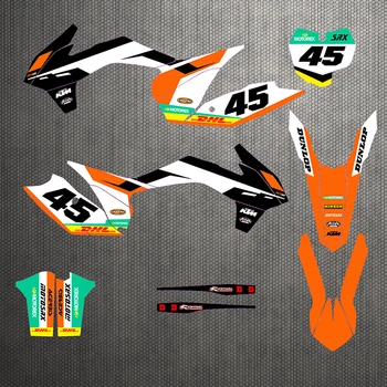 

Motorcycle stickers custom complete tool graphics background decal sticker quantity luster team KTM SXF13-15 EXC XCF 14-16 2015