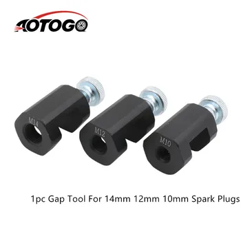 

1pc spark+plug Billet Aluminum Precision 14mm 12mm 10mm Car Spark Plug Gap Tool Sparkplug Caliper Gapper Gapping Car Accessories