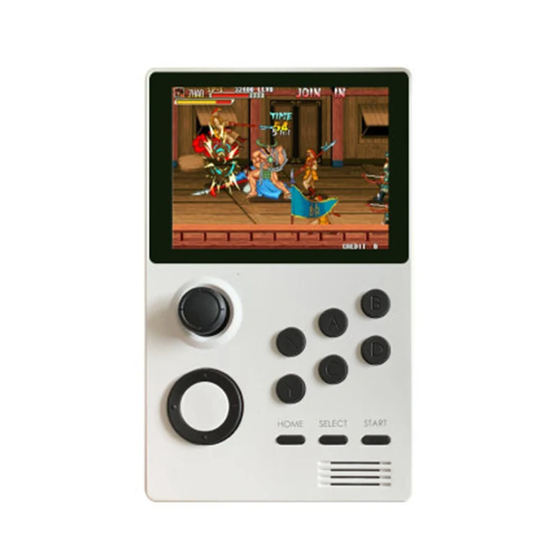 Белый POWKIDDY A19 Pandora's Box Android мини-видеоигра портативная игровая консоль ips экран Встроенный 3000+ игры 30 3D игры WiFi downloa - Цвет: Белый