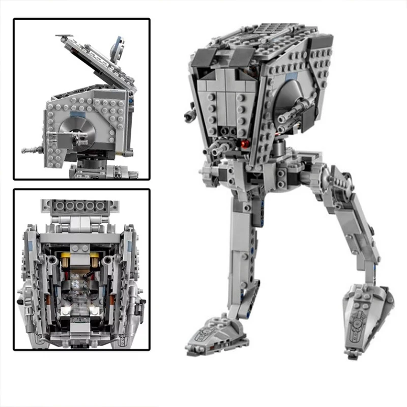 В наличии 05066 the Rogue One At-st Walker Set Обучающие кирпичи совместимые с 75153 строительными
