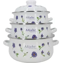 Суп котелок для тушения горшок из трех частей эмалированный суп горшок утолщение сковородки горячий котелок для тушения горшок кипения для супа горячий горшок Ollas De Cocina