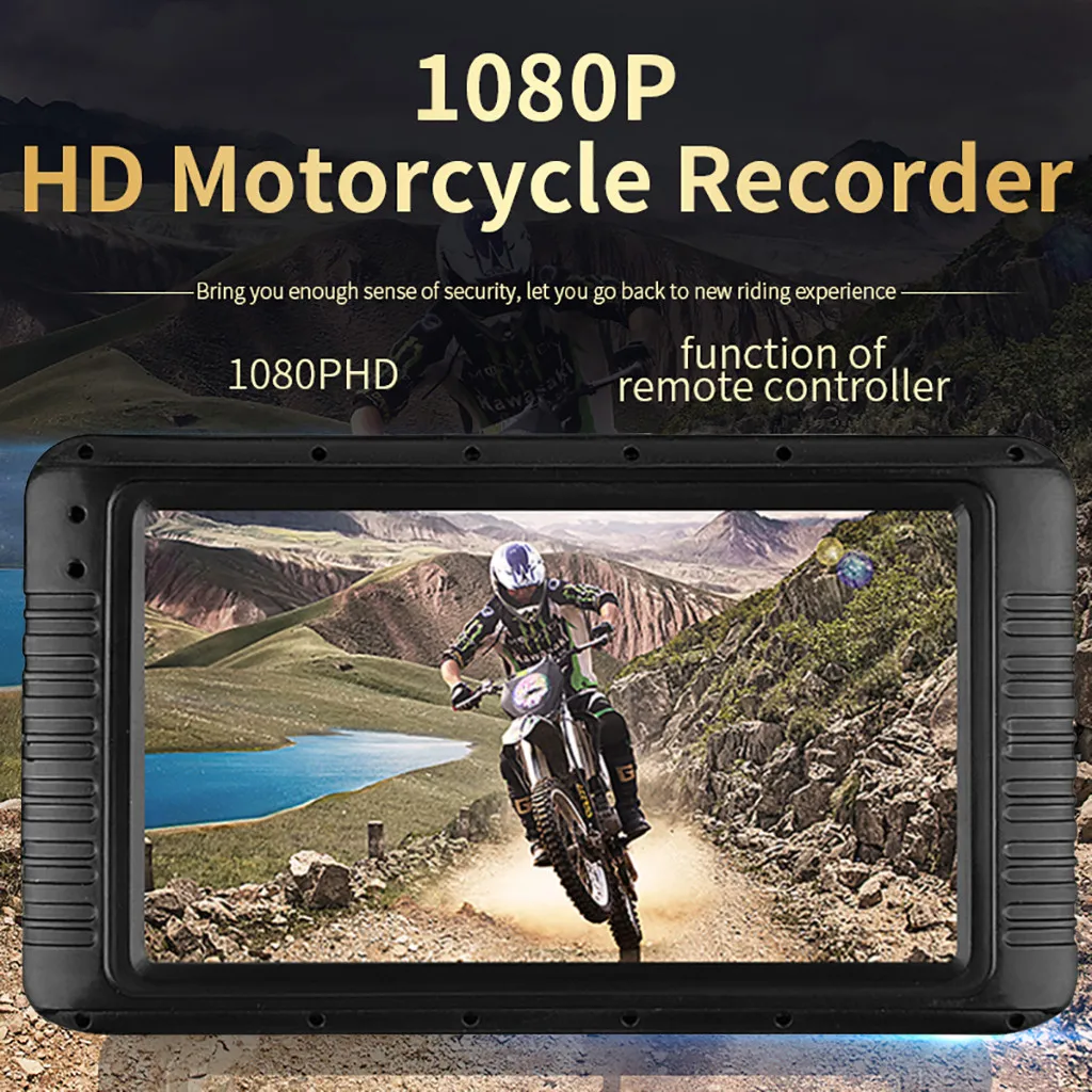 SE100 3," lcd Full HD 1080P мотоцикл dvr видеорегистратор Передняя камера заднего вида видео рекордер мотоцикл видеорегистратор ночного видения камера