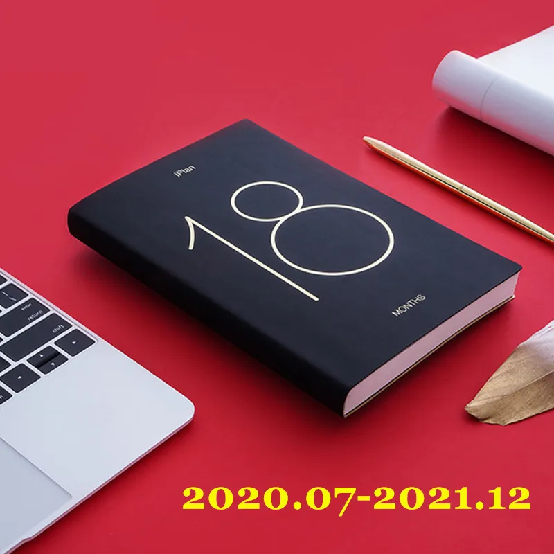 

A5 2020 2021 Planner Agenda Annual Calendar Notebook Portable Weekly Notes Manual Diary 18 Monthly Organizer Schedule Stationary