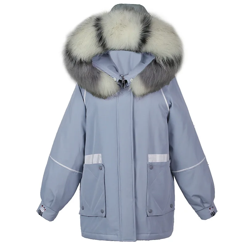 

Cotton-padded Clothes Cotton Coat Women's Winter Korean-style Loose-Fit Mid-length Thick Cotton-padded Jacket 2019 New Style Stu