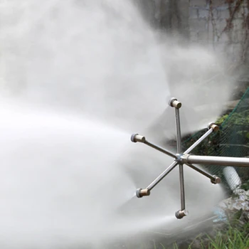 

360 Degrees Rotary Atomizing Nozzle Water Spray Sprinkler Lawn Garden Irrigation Garden Greenhouse Irrigation Sprayer