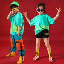 Детские соревнования, Бальные джазовые танцевальные костюмы, одежда для хип-хопа для мальчиков, современные джазовые танцевальные костюмы сценическая одежда повседневная одежда